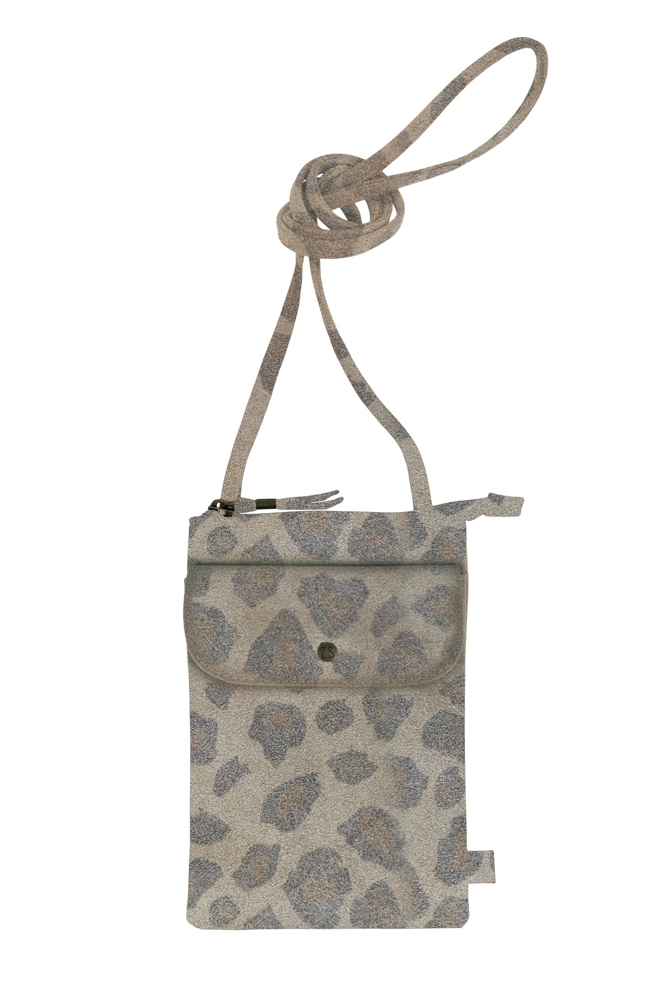 Zusss handig telefoontasje - leopard