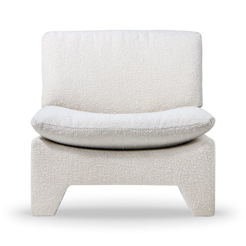 HKliving Retro lounge fauteuil boucle - cream