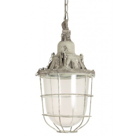 Hanglamp 'Quarry' L, 22x35cm grijs