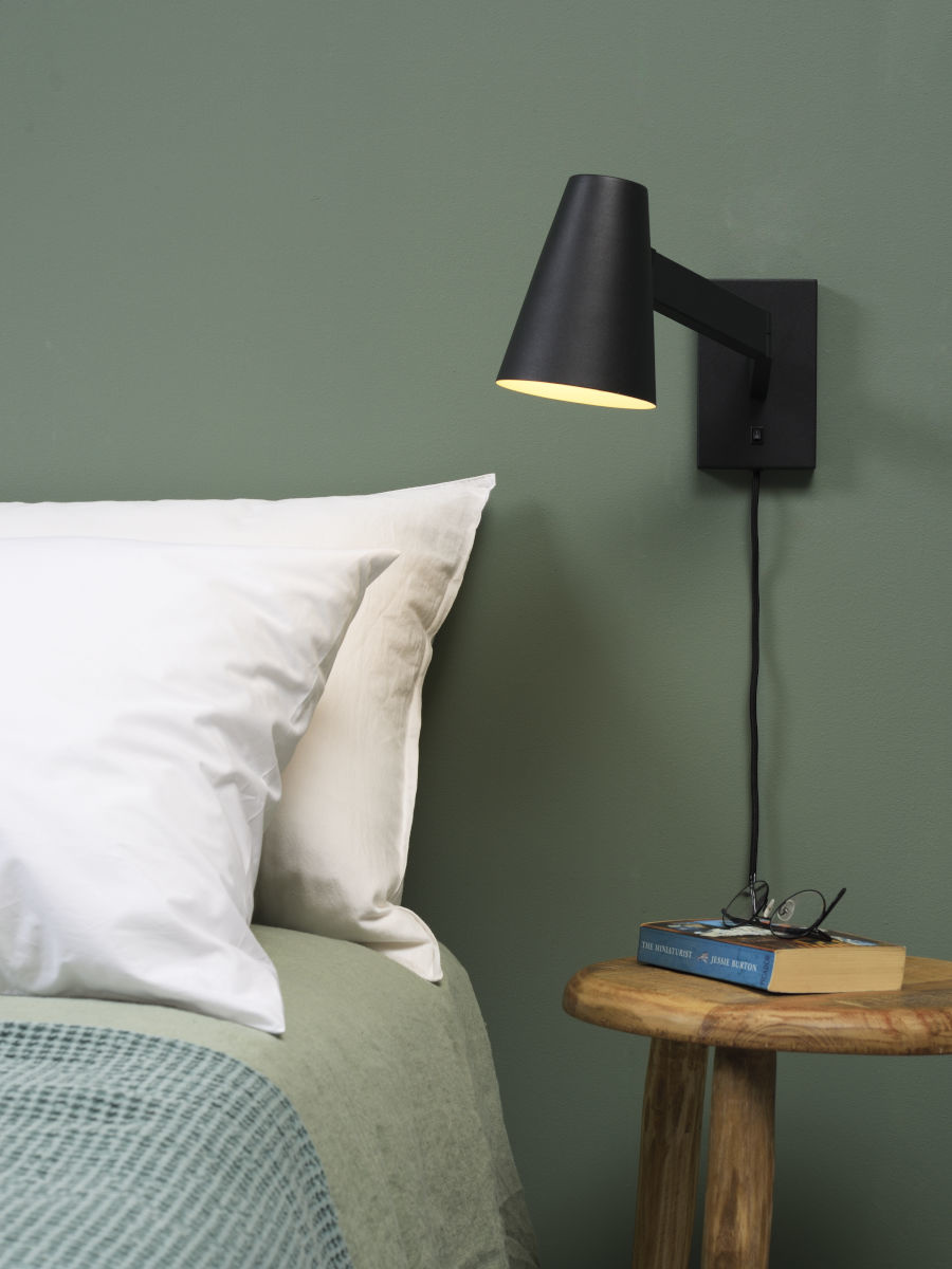 It's about RoMi Biarritz wandlamp Small - zwart