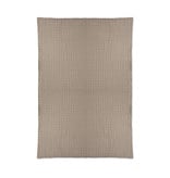 HKliving geruite sherpa plaid - wit/beige /zwart