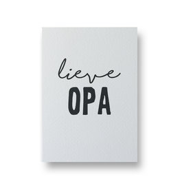 Wenskaart - lieve opa