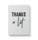 Wenskaart - thanks a lot