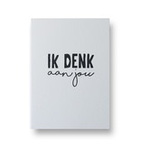 Wenskaart - ik denk aan jou