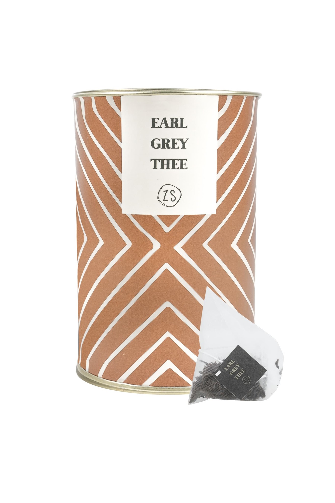 Zusss Thee in luxe koker earl grey - kaki