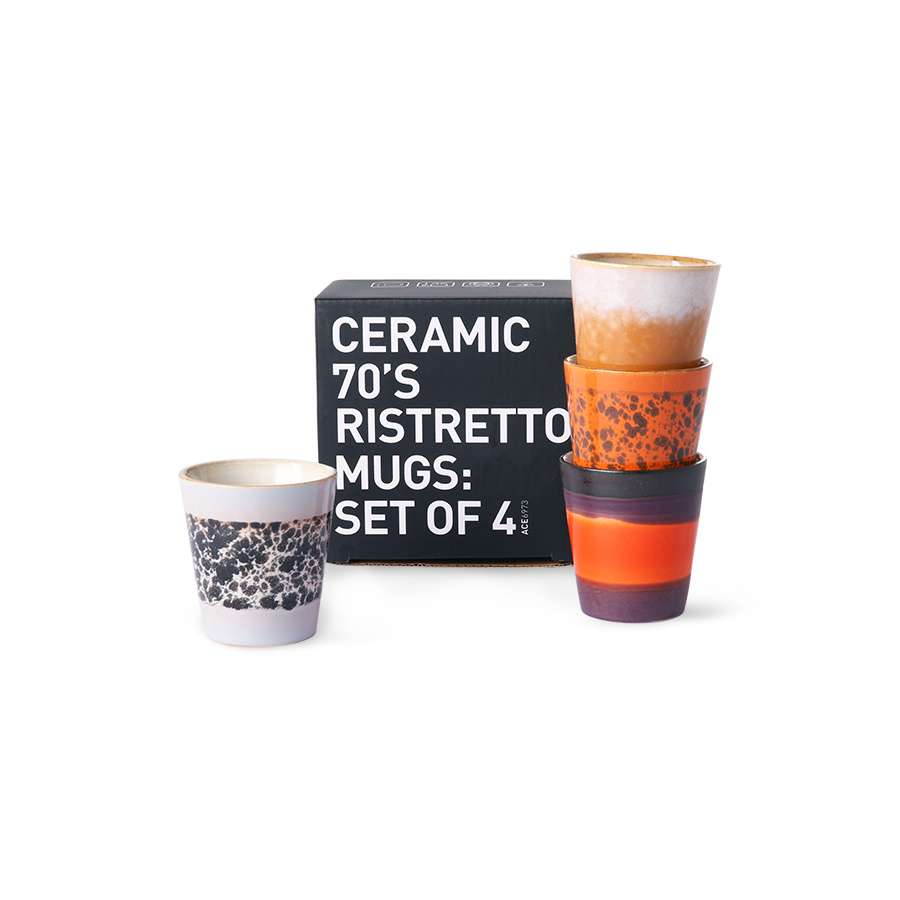 HKliving Ristretto mokken set / 4