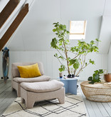 HKliving Koffietafel wicker - naturel