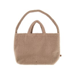 Zusss grote teddy shopper - taupe
