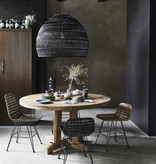 HKliving Wicker hanglamp L - zwart