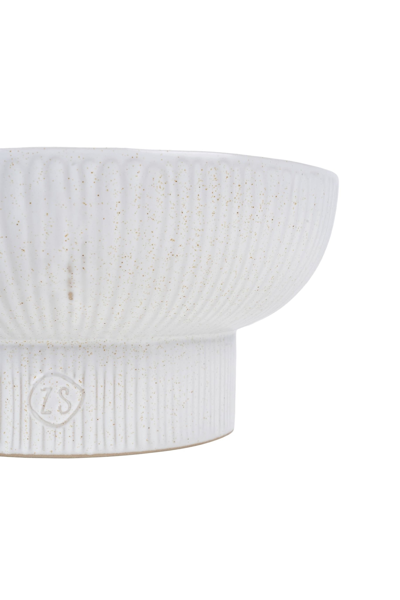 Zusss serveerschaal ribbels -  zand