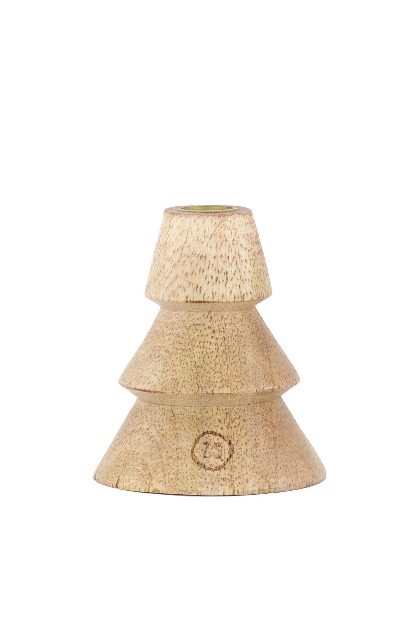 Zusss Houten kandelaar kerstboom - maat S
