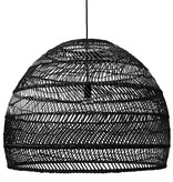 HKliving Wicker hanglamp L - zwart - B-keus