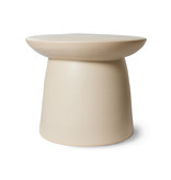 HKliving Side table L earthenware Cream