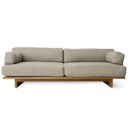 HKliving OUTDOOR sofa teak - naturel