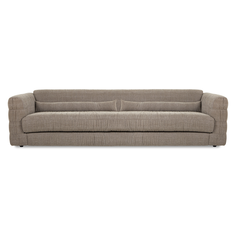 HKliving club couch: linnen mix - taupe