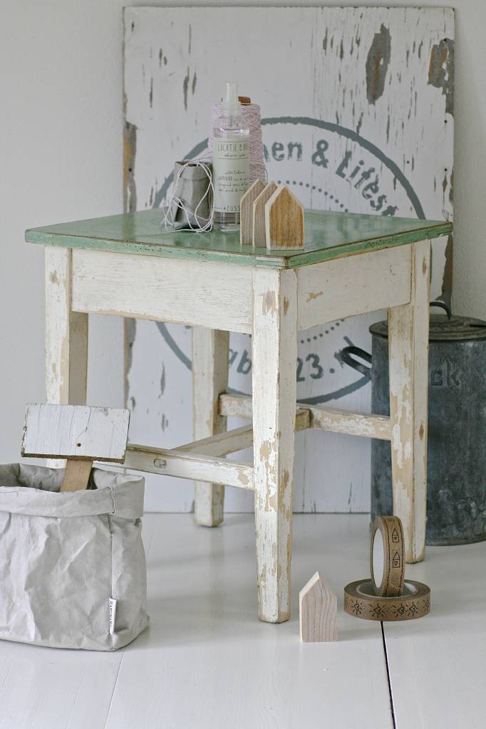 Oud Krukje 42x42x48,5cm, wit