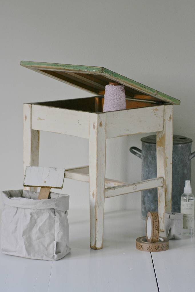 Oud Krukje 42x42x48,5cm, wit