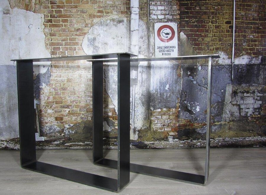 Handgemaakt industrieel tafelonderstel strip poot Zwaar