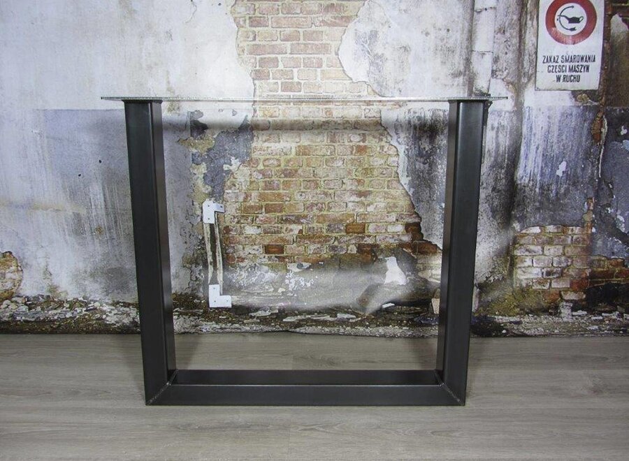 Handgemaakte Industriele tafelpoten model U Standaard