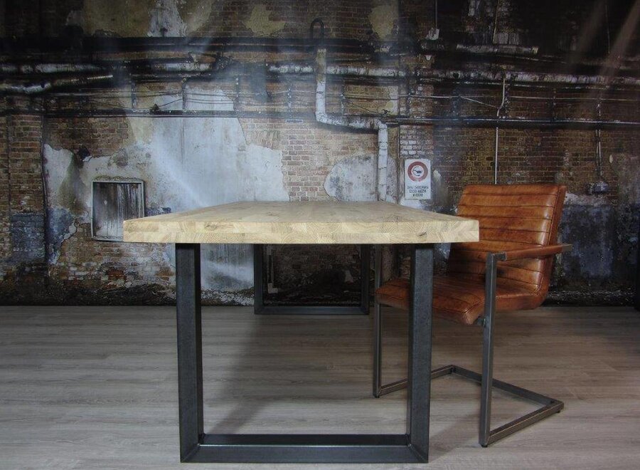 Handgemaakte Industriele tafelpoten model U Standaard