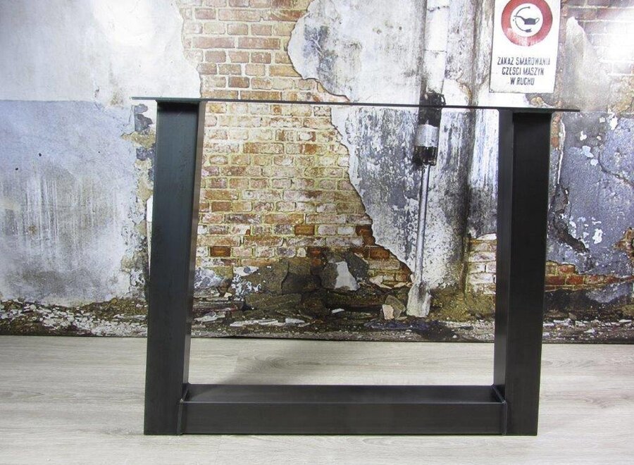 Handgemaakt Industrieel tafelonderstel Trapezium poot Standaard