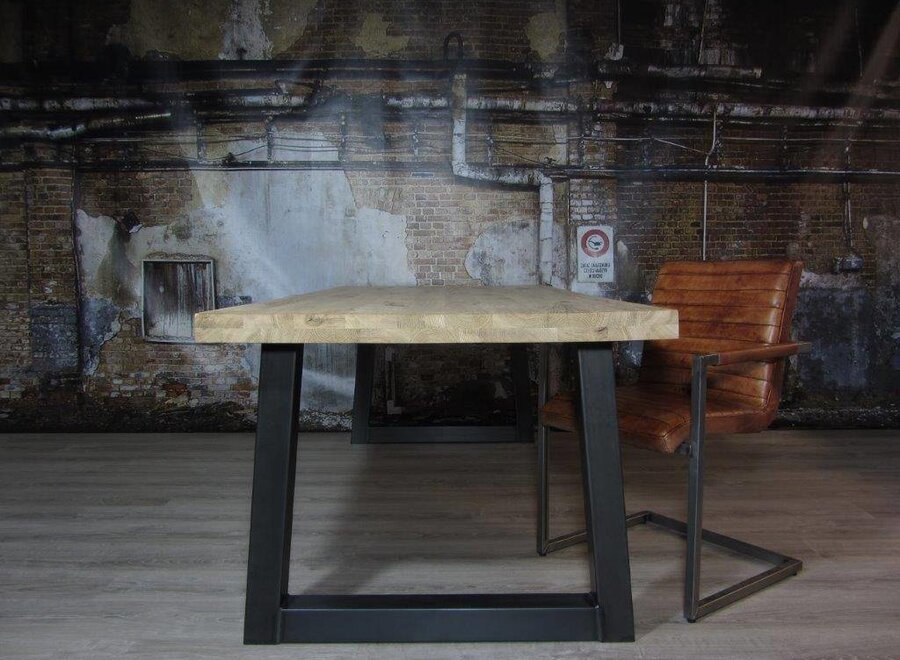 Handgemaakt Industrieel tafelonderstel Trapezium poot Standaard