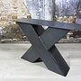 Handgemaakte industriele Salontafel poten model X Zwaar