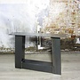 Handgemaakte Industriele Salontafel poten Model Trapezium Standaard