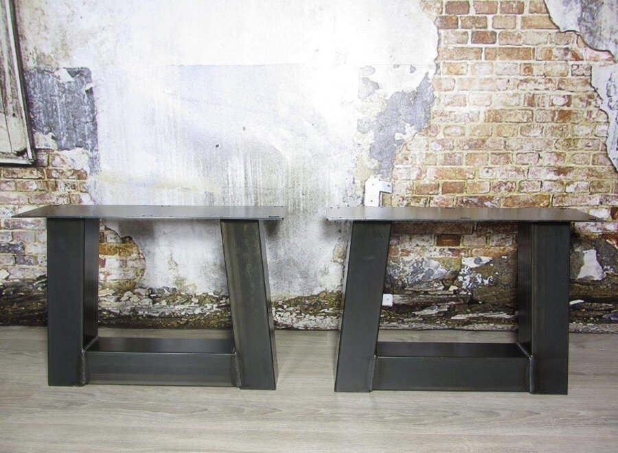 Handgemaakte Industriele Salontafel poten Model Trapezium Standaard