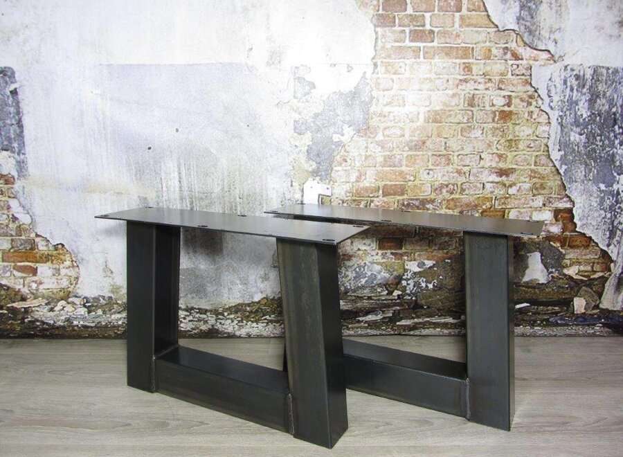 Handgemaakte Industriele Salontafel poten Model Trapezium Standaard