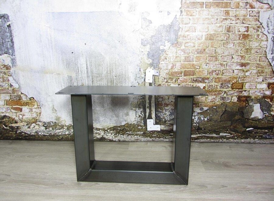 Handgemaakt industrieel salontafel onderstel U poot Standaard
