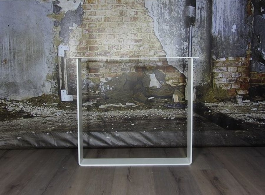 Tafelonderstel Strip poot Zwaar WIT