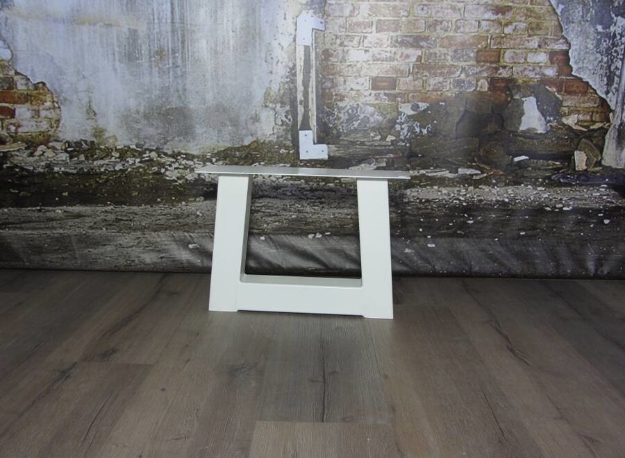 Salon tafelonderstel Trapeze WIT