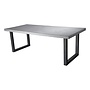 Betonnen tafel met standaard stalen U poten