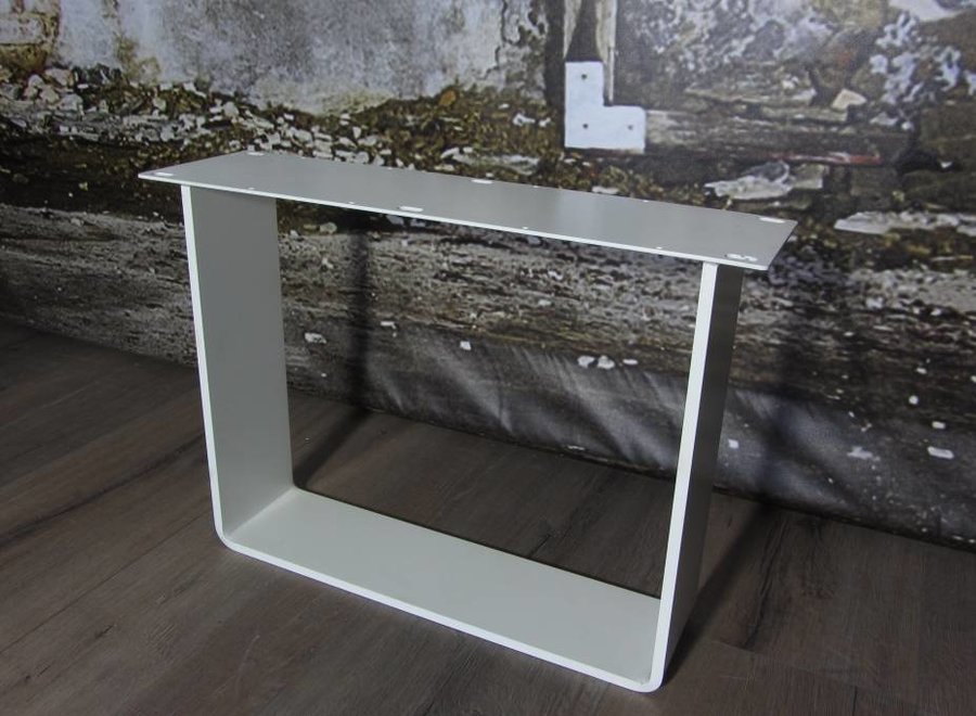 Salon Strip tafelpoot Zwaar WIT