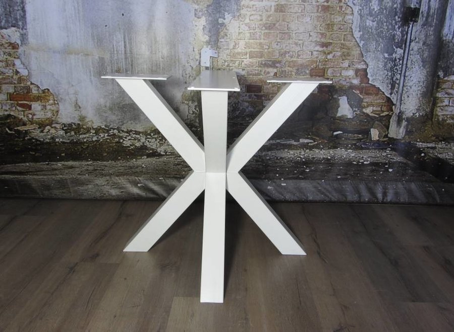 Handgemaakt Industrieel tafelonderstel Dubbele Kruispoot tafelpoot