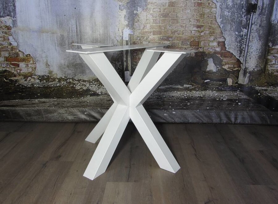 Handgemaakt Industrieel tafelonderstel Dubbele Kruispoot tafelpoot