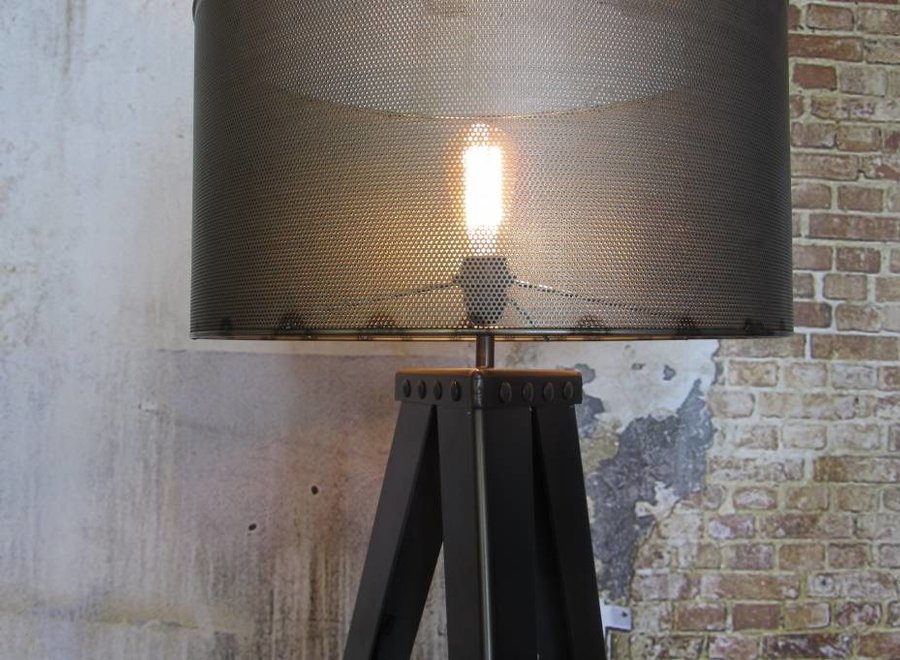 Industriële Stalen Lampenkap WIRE