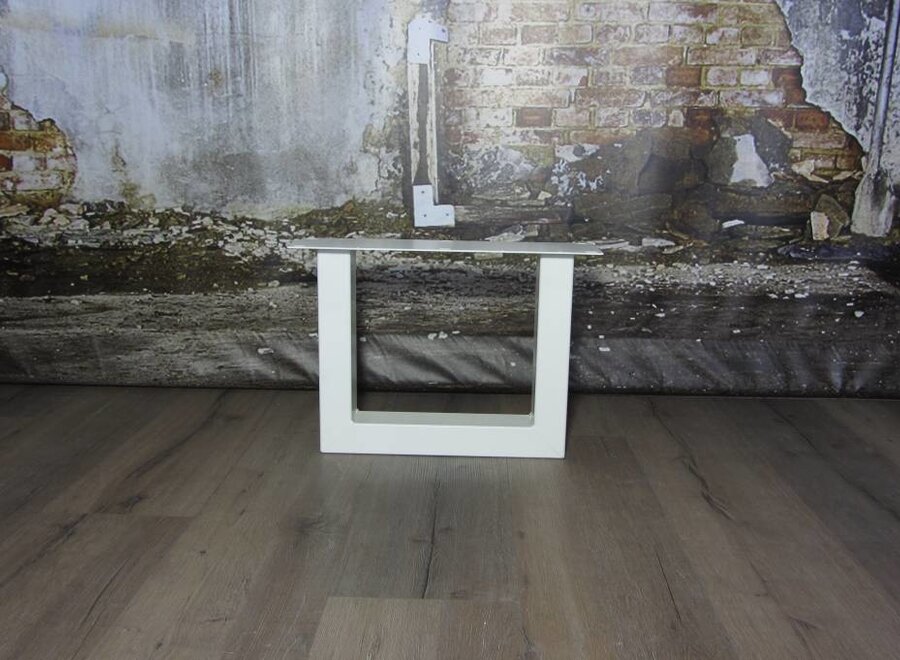 Salon U tafelpoot Standaard WIT