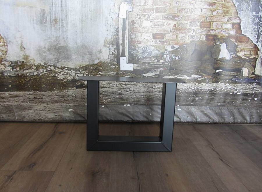 Salon U tafelpoot Standaard zwart