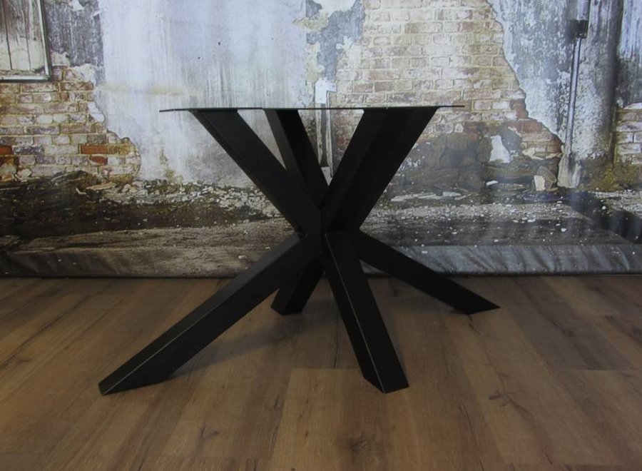 Tafelonderstel Matrix 8x8 tafelpoot zwart