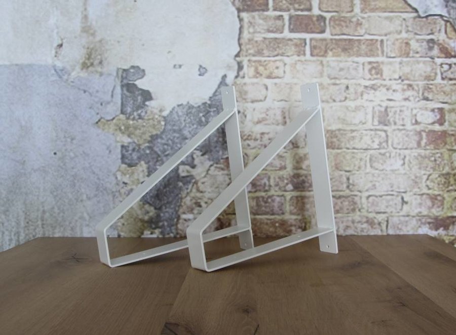 Industriele stalen plankdragers WIT