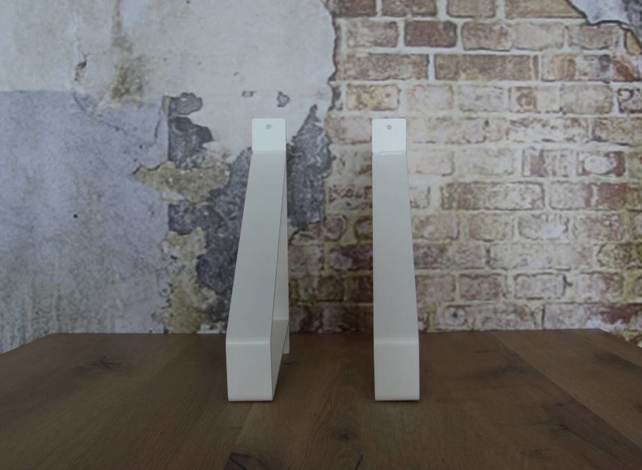 Industriele stalen plankdragers WIT