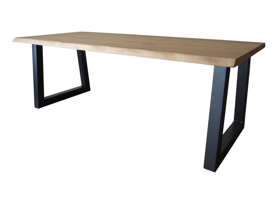 Industriële tafel met standaard trapeze tafelpoten
