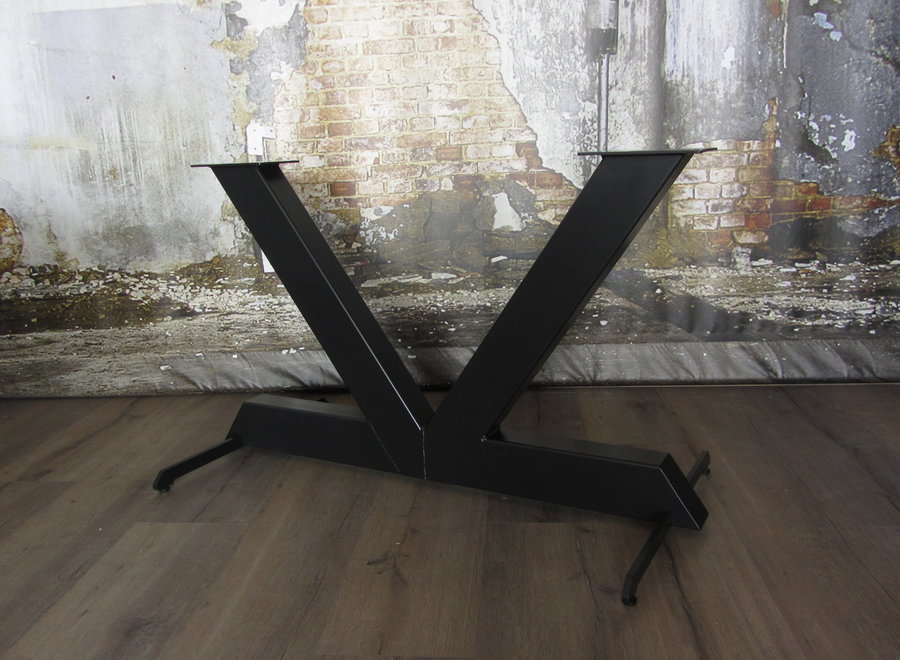 Tafelonderstel V tafelpoot zwart