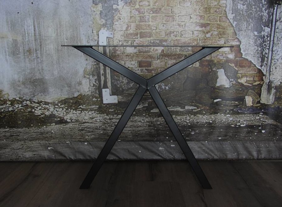 Tafelonderstel Scissor tafelpoot zwart