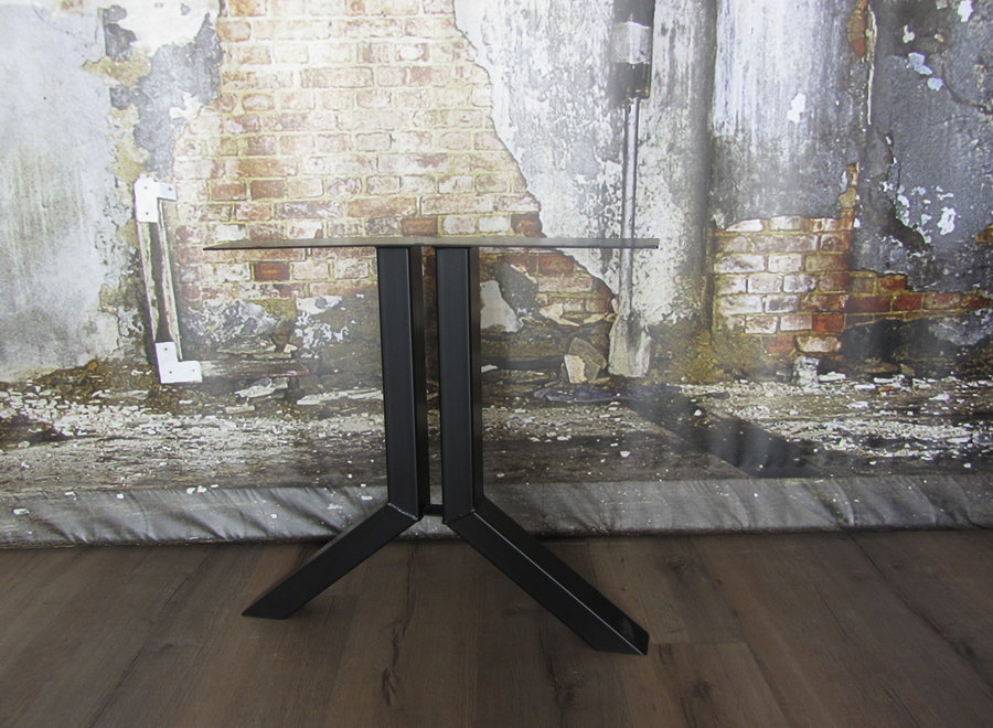 Stalen Split tafelpoot Zwart