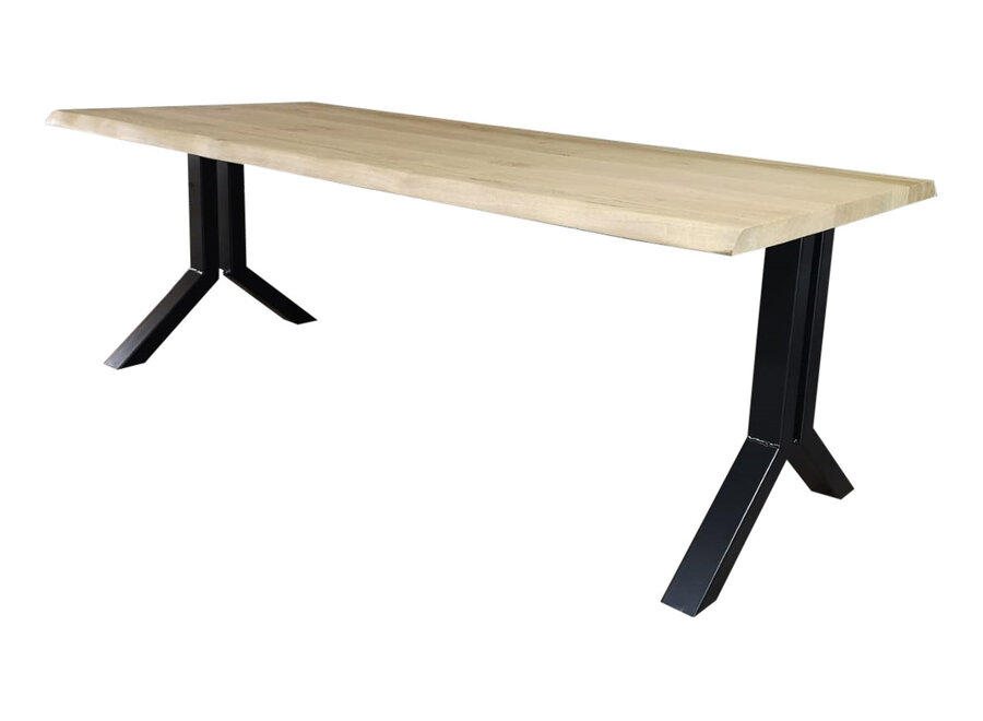 Stalen Split tafelpoot Zwart