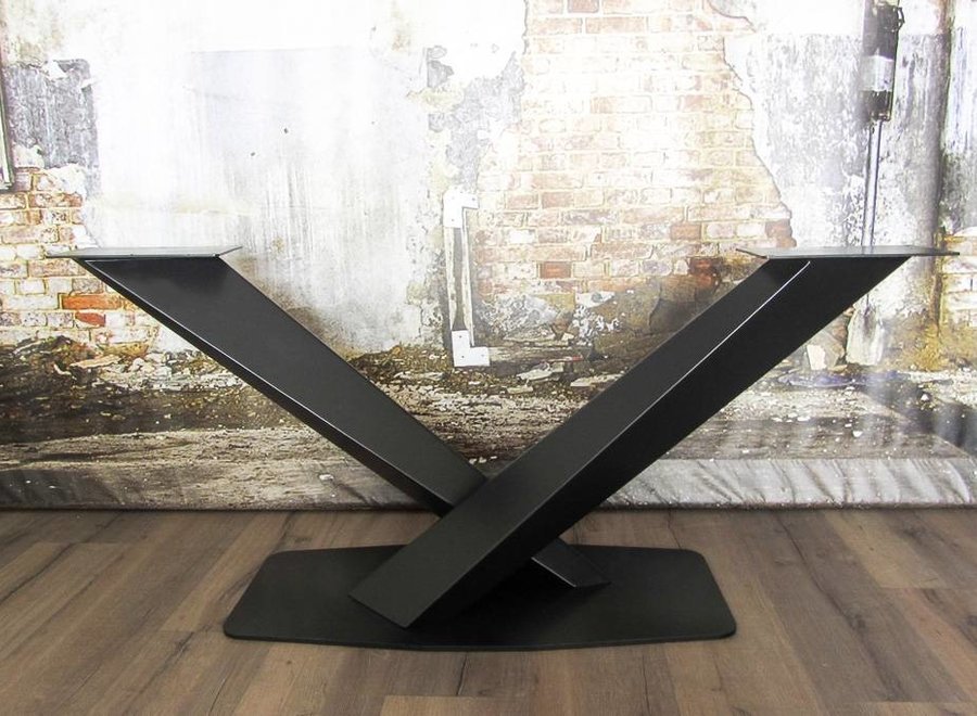 Stalen Twisted V tafelonderstel