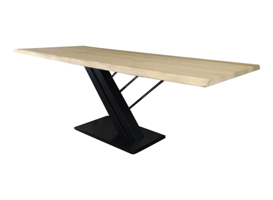 Industriële tafel voorzien van tafelonderstel Harp